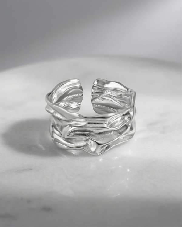 Δαχτυλίδι ατσάλινο ασημί