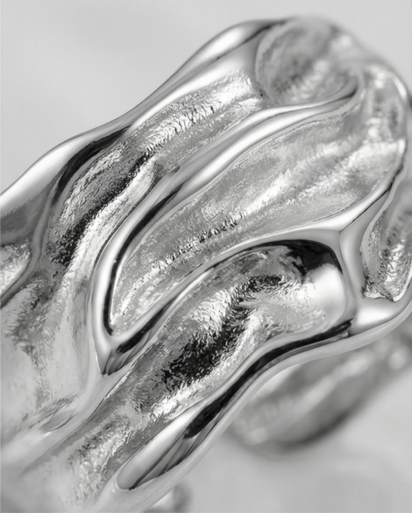 Δαχτυλίδι ατσάλινο ασημί