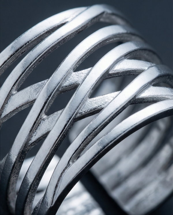 Δαχτυλίδι ασημί ατσάλινο