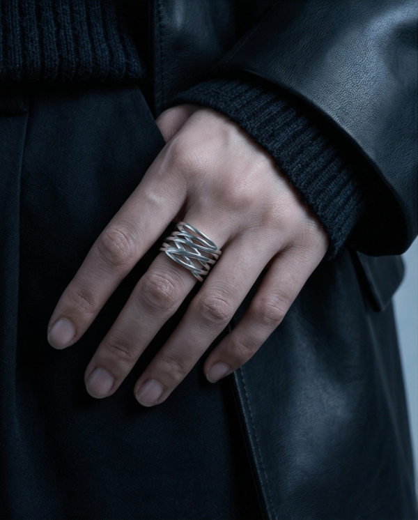 Δαχτυλίδι ασημί ατσάλινο