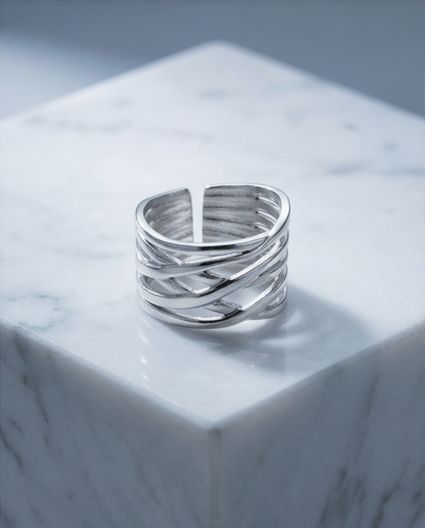 Δαχτυλίδι ασημί ατσάλινο