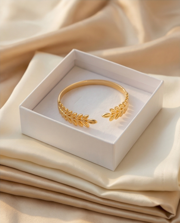 1776155460312 Βραχιόλι επιχρυσωμένο ατσάλι με στάχυα