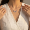 Angel Elegant Pendant Silver Necklace