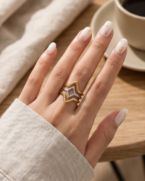 Yin Yang Luxe Ring